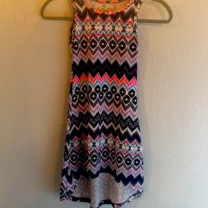 Long patterned dress for girls